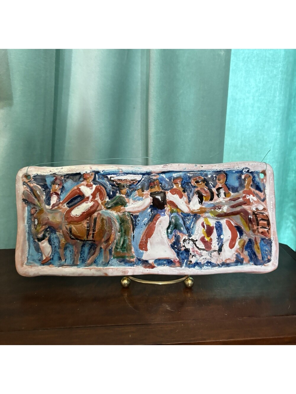 Vintage Mila Dubrovnik Hand Made Tile